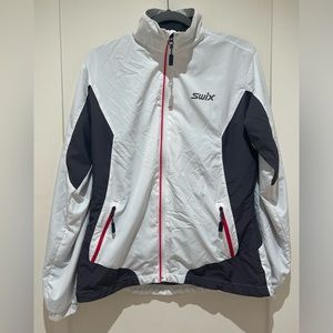 Swix Women’s White with Pink Accent’s Ski Jacket size Large